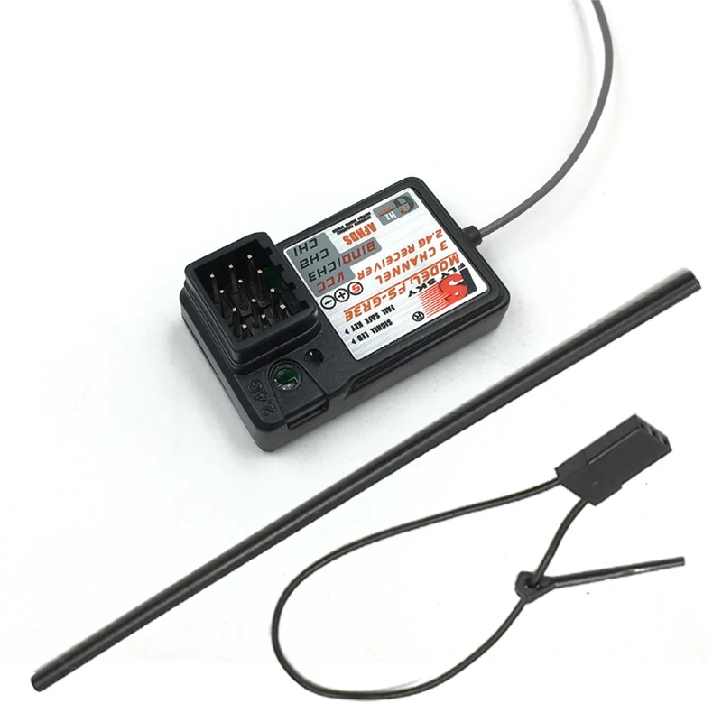 Flysky FS-GR3E AFHDS 3CH 2.4G Plastic GR3E Receiver Failsafe GT3B Upgrade GT3C for RC Car Truck Boat FS-GT3C GT2 Transmitter