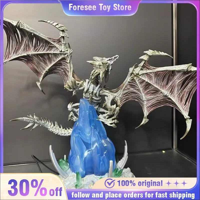 30cm World of Warcraft Anime Figures Frost Wyrm Action Figure Emit Light Anime PVC Collection Statue Model Birthday Gifts Toys