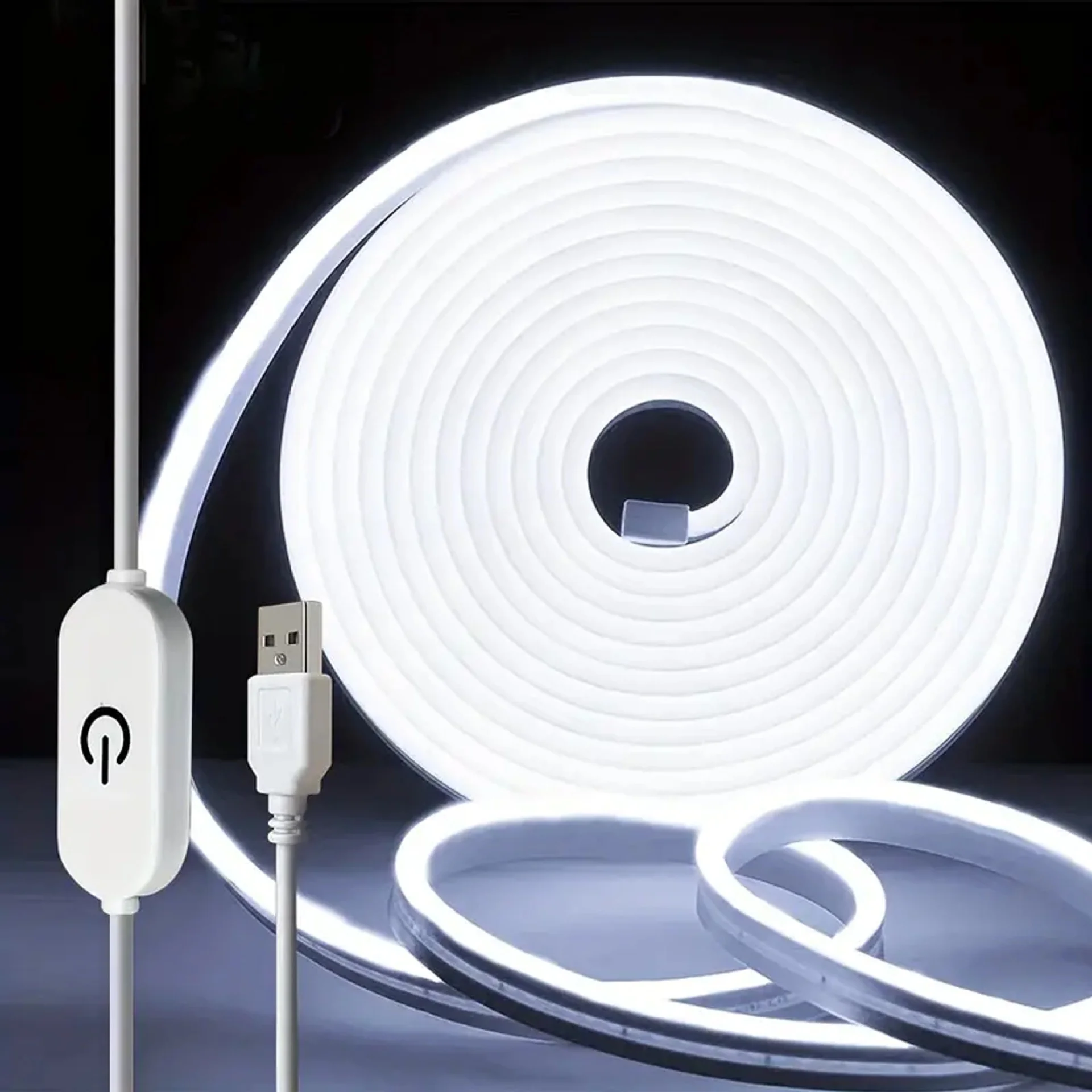 

DC5V USB Diming Swith IP65 Waterproof DIY Home Decor 120leds/m 2835 Flexible LED Strip Lamp