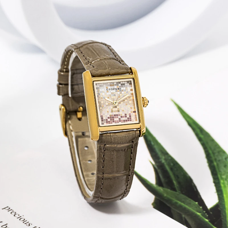 Classic Simple Light Luxury Exquisite Commuting Square Advanced Quartz Watch Temperament Belt All Kinds Of Ancient Style Watches