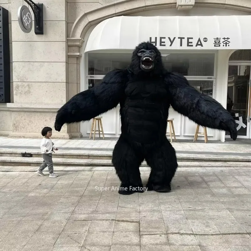 고릴라 인형 정장 성능 풍선 고릴라 인형 의상 성능 의상 콩 만화 인형 의상 정장 마스코트