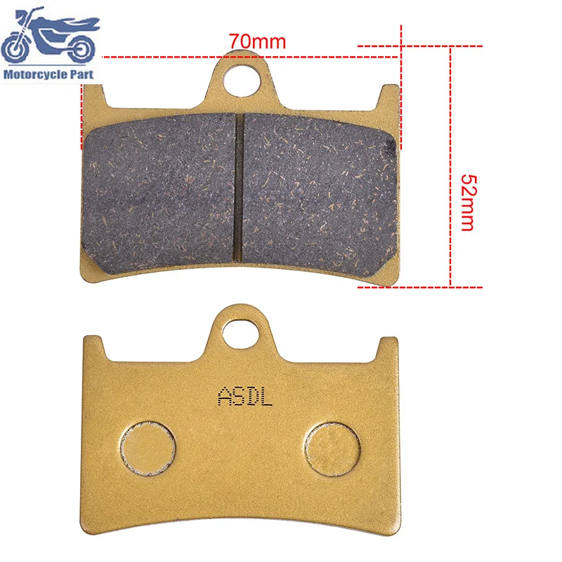 

Motorcycle Front Brake Pads For YAMAHA MT-09 MT-07 14-21 YZF-R7 YZF1000R YZF R1 98-03 YZF600R YZF R6 XJR1300 XP 500 FZ6 07-09