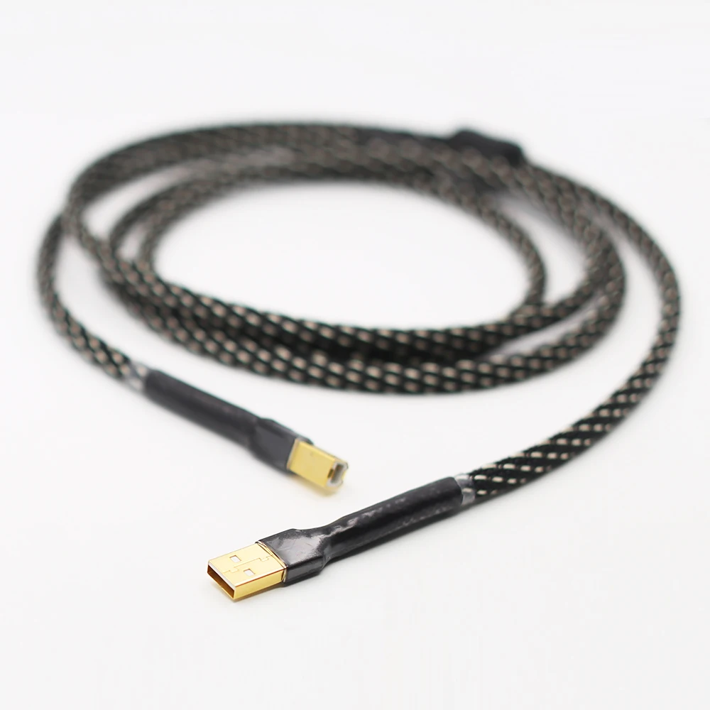 

Hifi USB Cable High Quality Type A to Type B Hifi Data Cable For DAC Decoder Sound Card Audio Cable DAC Data Lines