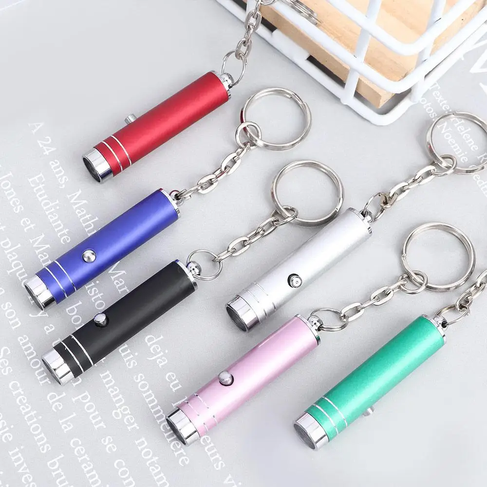 Portable Mini ID Currency Money Check Money Detection Purple Light Flashlight LED UV Torch Keychain Lamp UV Light