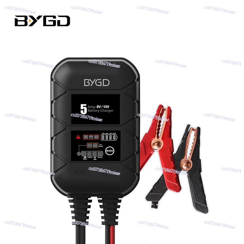 

5A battery charger 6V/12V car motorcycle battery charger lead-acid lithium battery