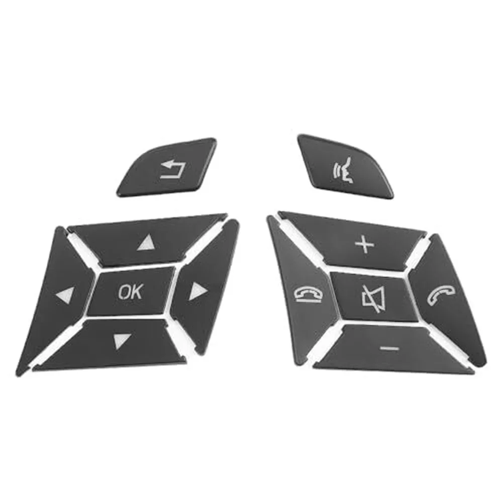 

Innovative Design Black Steering Wheel Buttons Cover Pack of Twelve Fits Various For Mercede Models Including A B C E