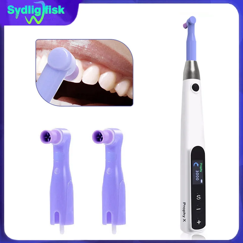 

Dental Prophy Motor Wireless Electric Polishing Moto With Prophy Angle Handpiece 6 Speed Ranges Rechargeable Polishing Machine