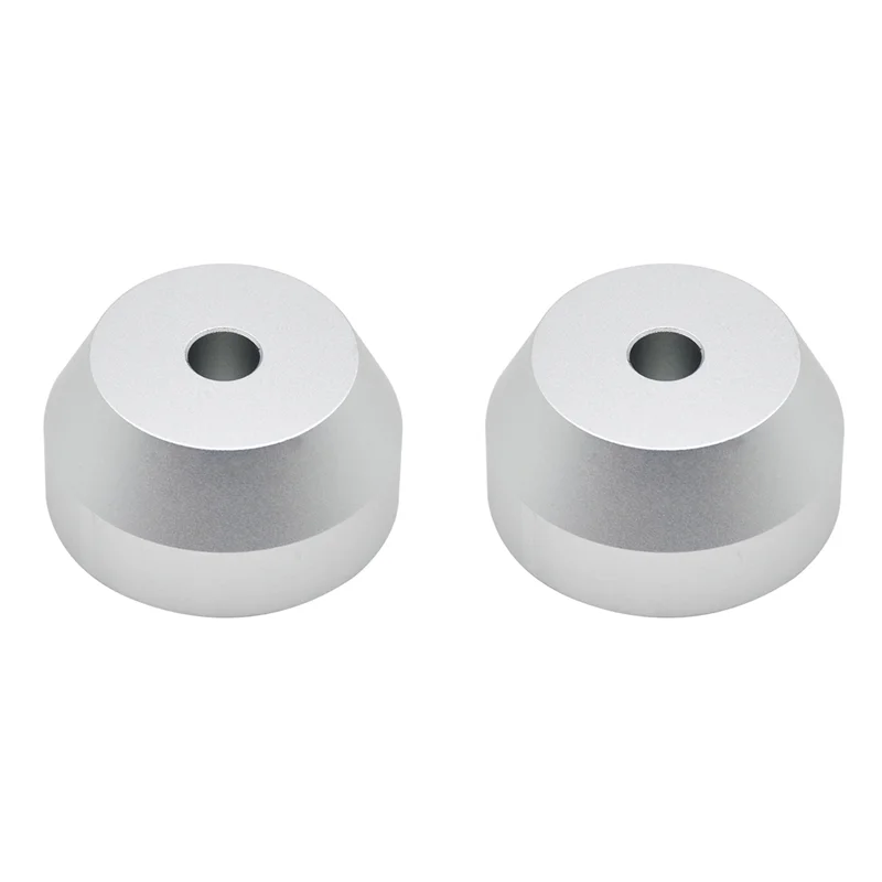 FULL-2Pcs مسجل فينيل قبة محول العالمي 45 دورة في الدقيقة القرص الدوار الألومنيوم الملحقات ل 7 بوصة EP سجل الفينيل