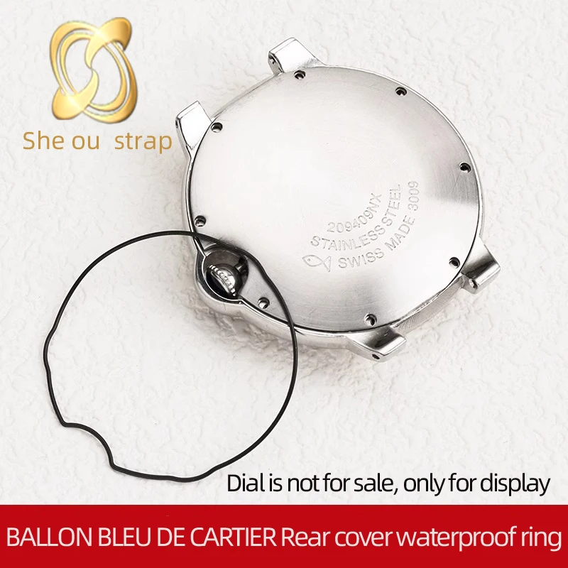 Rear Cover Waterproof Ring  BALLON BLEU DE CARTIER  Silicone Washer  Men and Women watch 28mm 33mm 36mm  42mm Dial plate