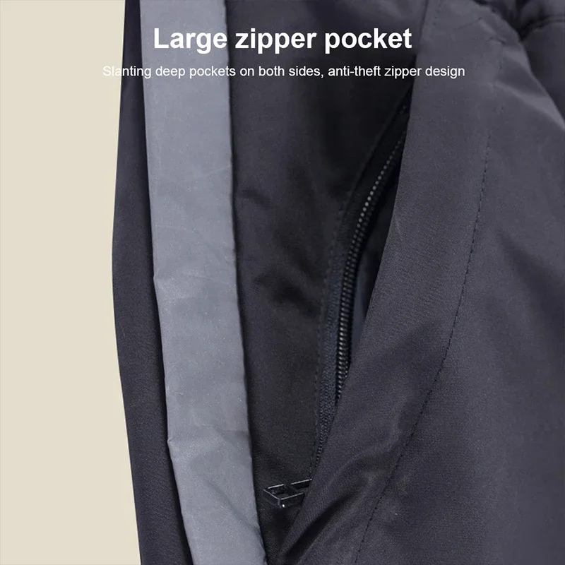 Winter Motorcycle Pants Water Windproof Protection Men Riding Warm Leg Cover Outdoor Cycling Knee Pad Fall-Proof Leggings Guard