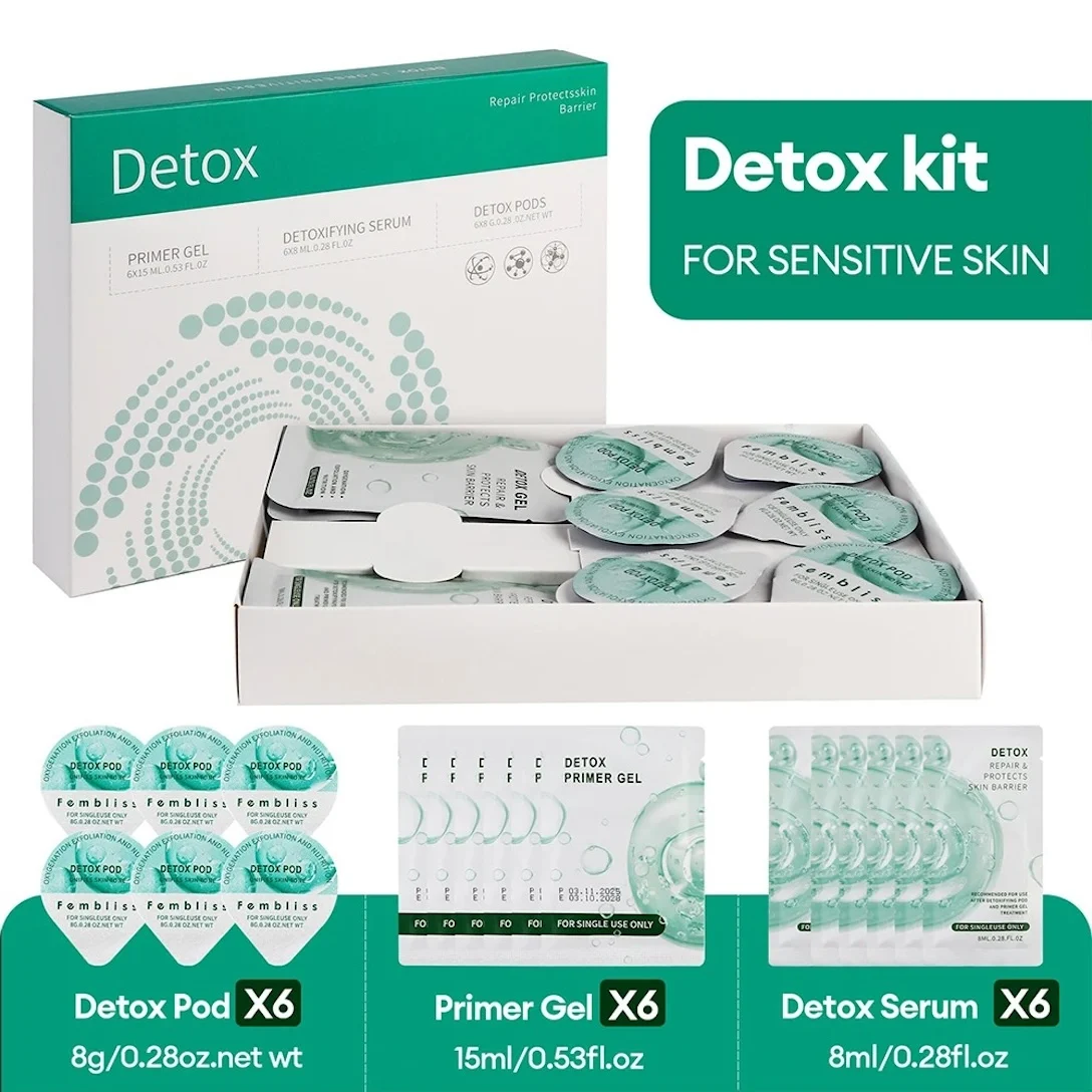 Oxygen Bubble Pen Oxygenation Pods CO2 Bubble Oxygen Pod Capsule Serum Bubble Facial Kit 3 in 1 Skin Rejuvenation
