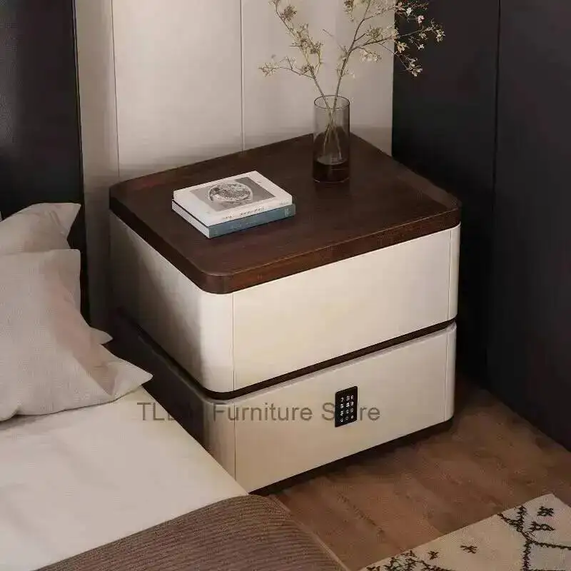 Nightstand Comodini Luxury Modern Night Elegant Table Aesthetic Nordic Trendy Style Trendy Camera Letto Bedroom Furniture