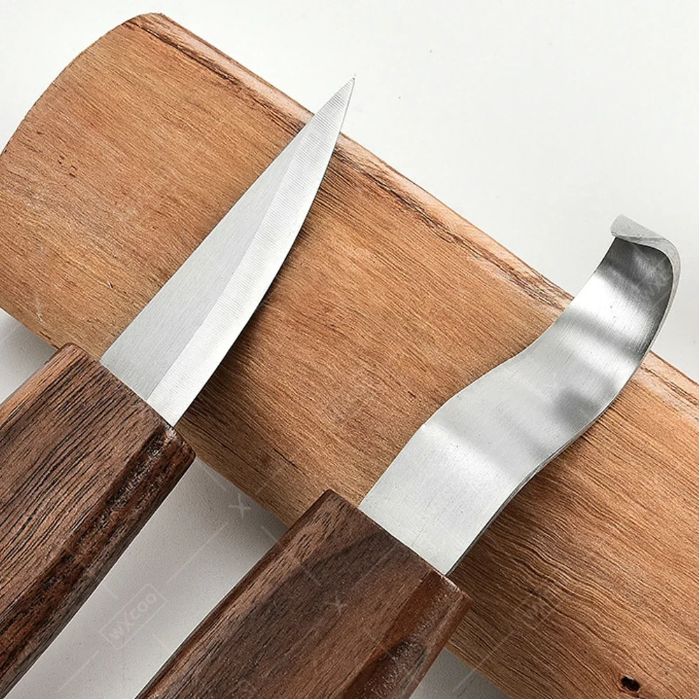 WXCOO Wood Carving Detail Chip Knife Whittling Kit for Beginners Woodworking Adults Kids DIY Craft Sculpting Peeling Hobby Gift