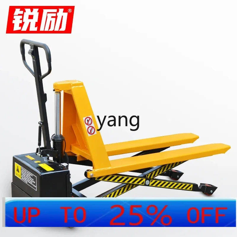 C X electric high lift handling scissor high lift hydraulic lifting pallet forklift