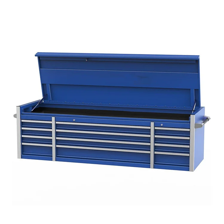 

Professional metal workshop toolbox 16 drawer tool storage steel garage cabinet