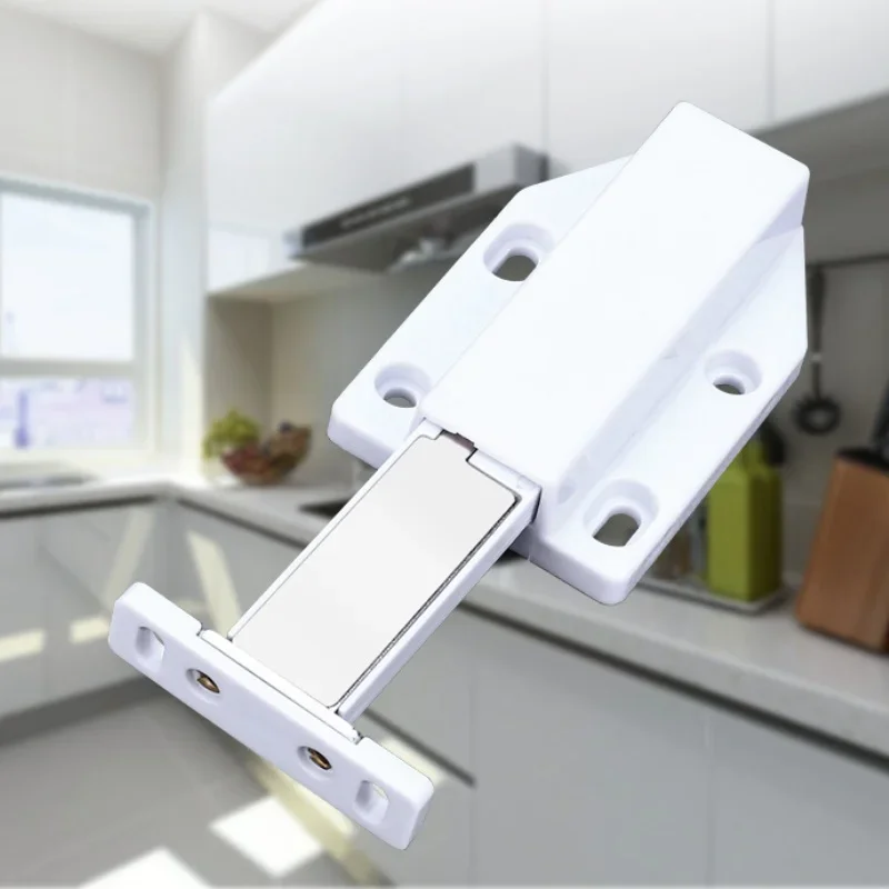 Invisibility Push Open Magnetic Door Automatic Rebound Closer Cabinet Pop Out Door Lock Touch Latch Cupboard Furniture Hardware