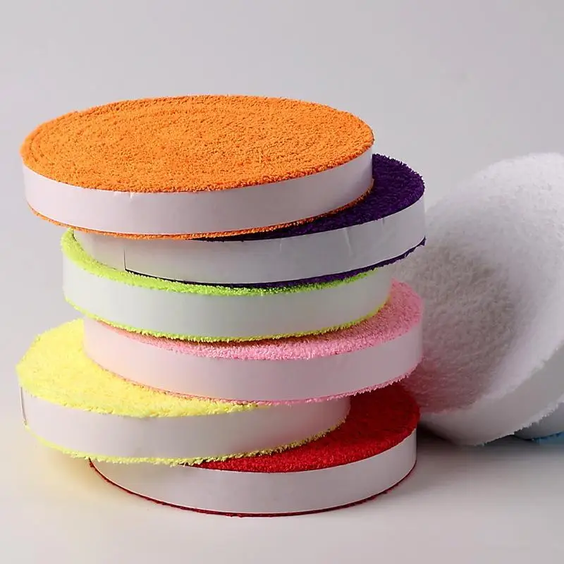 Durable Badminton Racket Towel Tape Non-slip Tape Band Sweat Absorption Sweat-absorbing Tape Polyester 5M Tennis Towel Grips