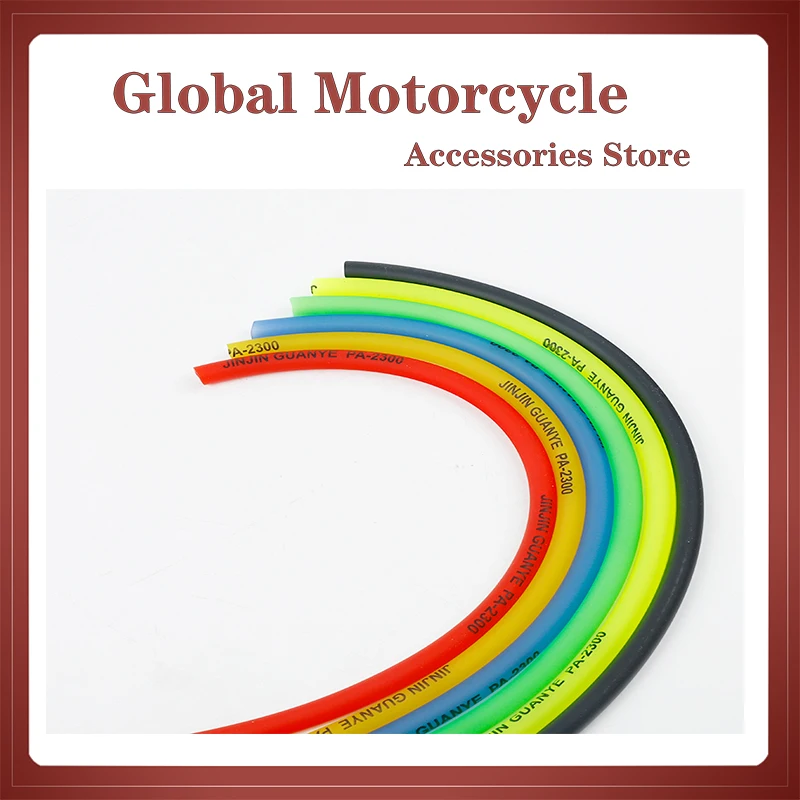 

1M Motorcycle Accessories Hose Petrol Fuel Line Hose Gas Oil Pipe High Temperature Resistant Rubber Soft Tube