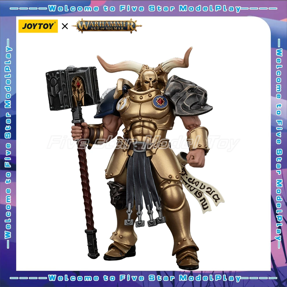 

【FS】 JOYTOYS Warhammer 40K Stormcast Eternals The Blacktalons Rostus Oxenhammer 1/18 Коллекционная фигурка-модель, игрушка, подарок