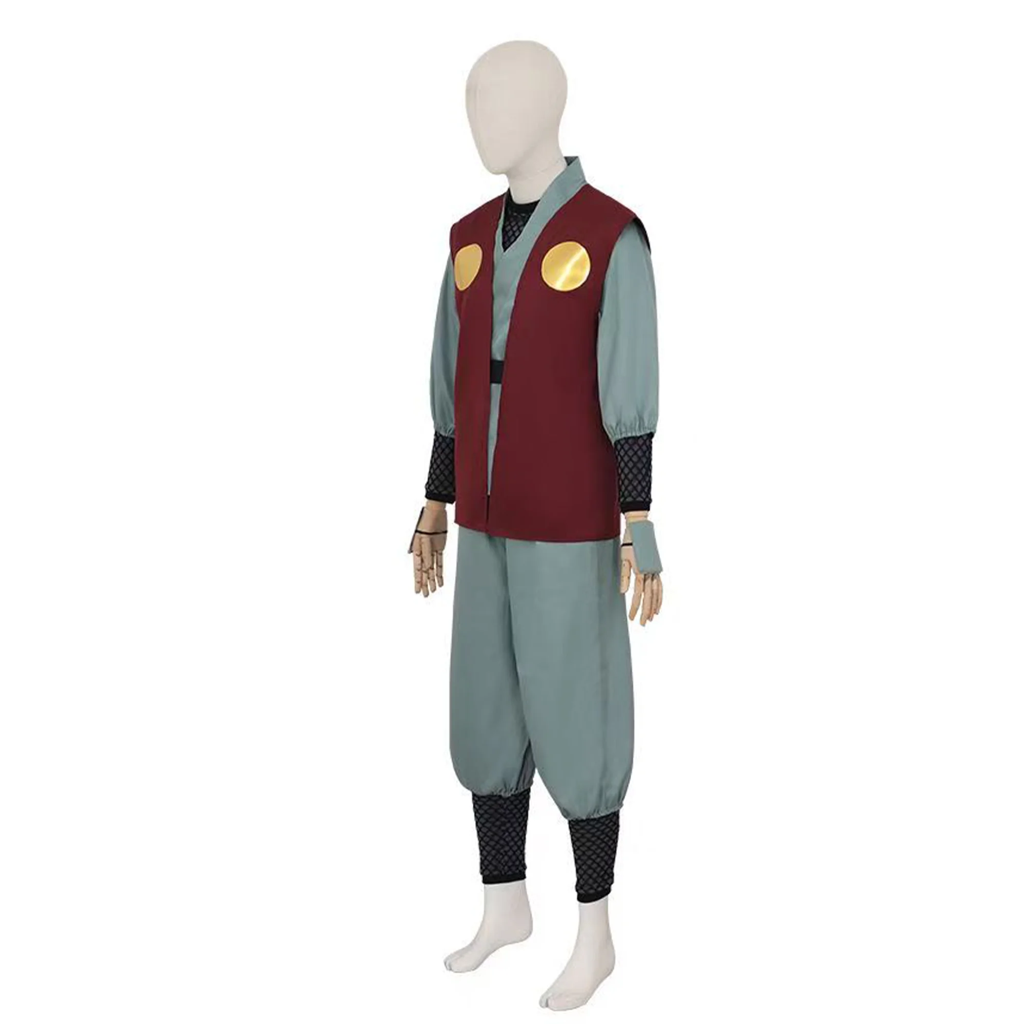 

Anime Jiraiya Cosplay Costume Toad Sage Outfit Halloween Party Uniform Custom Made