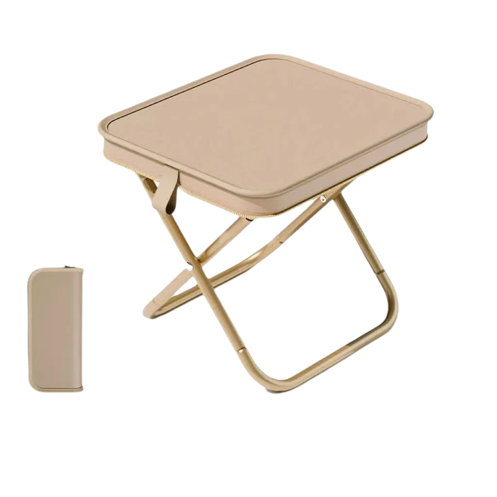 Portable Retractable Folding Stool, Lightweight Pocket Size Seat for Fishing, Camping, Outdoor Travel, Picnic & Leisure Activiti