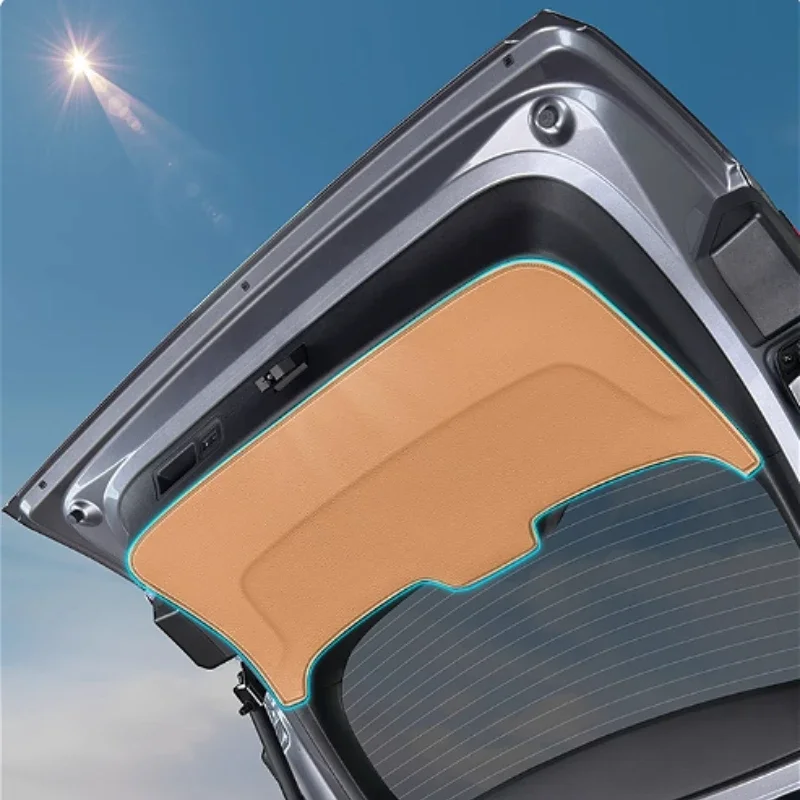 

For BYD Song L DMI Car Trunk Tailgate Protective Pad Leather Protective Sticker Car Interior Supplies Scratch-proof Accessories