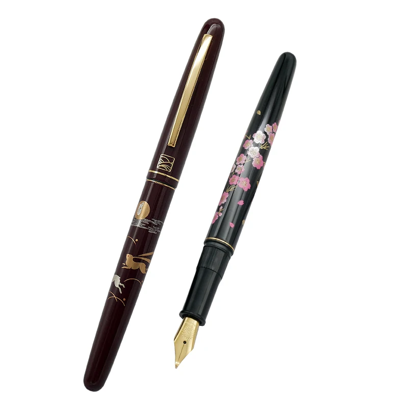 Imagem -04 - Japonês Kure Takekami Chiao Art Pen Maki-e Nib Especial Personagens Ousar Caixa de Presente de Madeira Caligrafia e Pintura