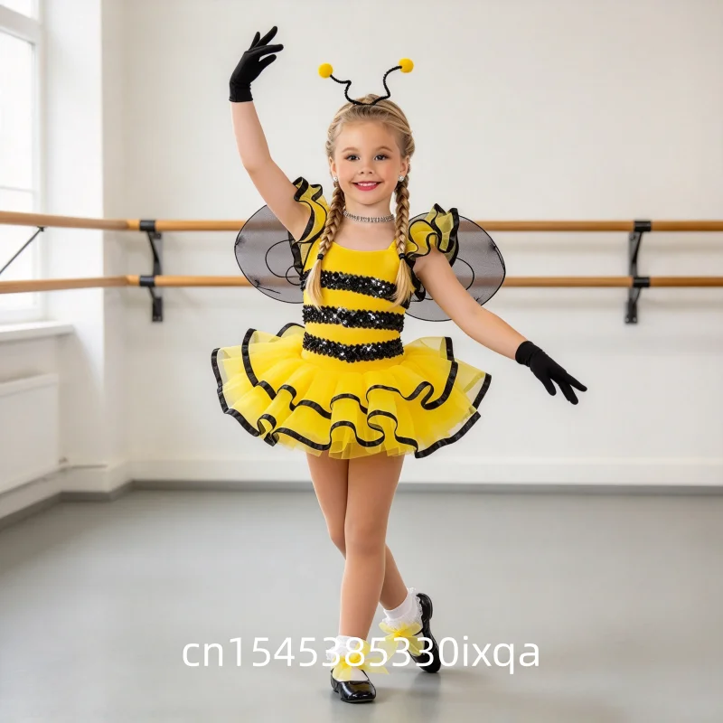costume-de-danse-pour-enfants-a-rayures-bumblebee-tutu-de-ballet-jaune-et-noir-pour-filles
