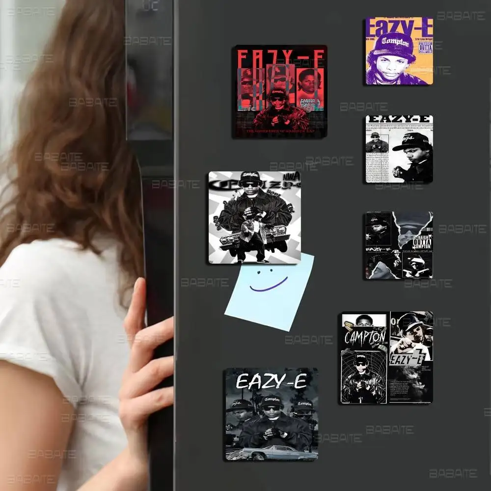 Rapper E-Eazy-E Photo Fridge Magnet Square Stickers Personalize Home Decor Souv…