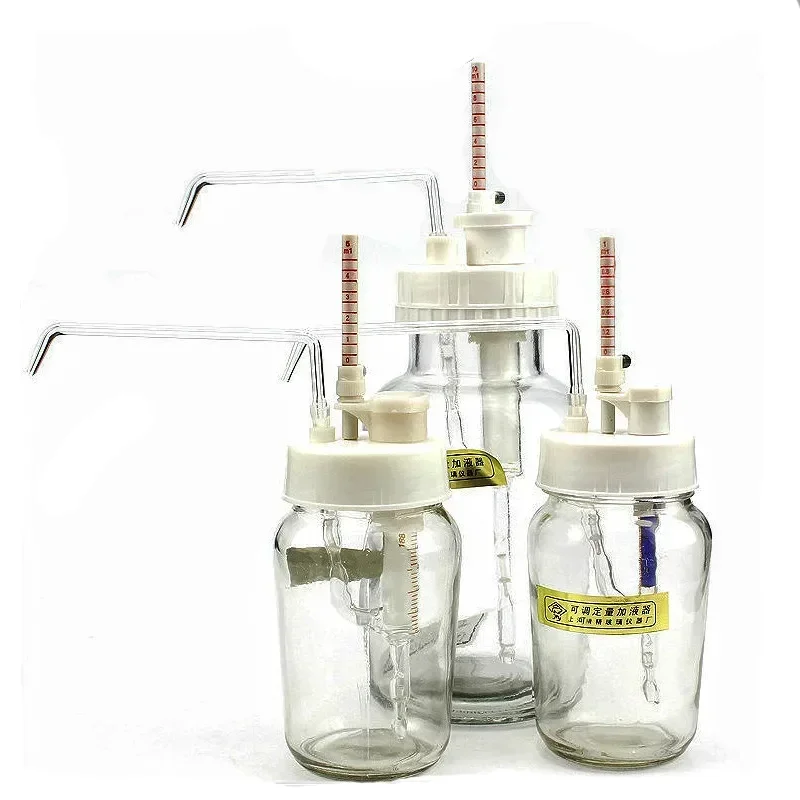 Bottle Top Dispenser Glass Reagent Dispenser Transparent Liquid Dispenser Adjustable Fixed Volume 0.1-10ml 1/PK Original Product