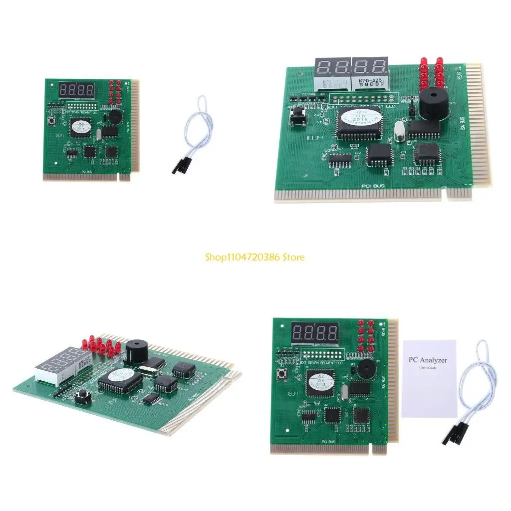 

K0EA для 4-значного ПК Компьютерная диагностическая карта Материнская плата POST-тестер PCI ISA