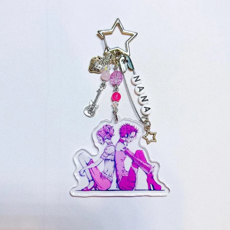 Nana Hachi Anime Keychain handmade Y2K