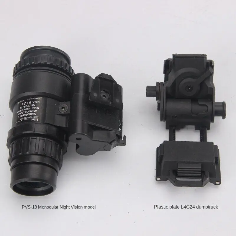 FMA Airsoft AN/PVS-18 NVG Dummy Model + Plastic L4G24 Helmet NVG