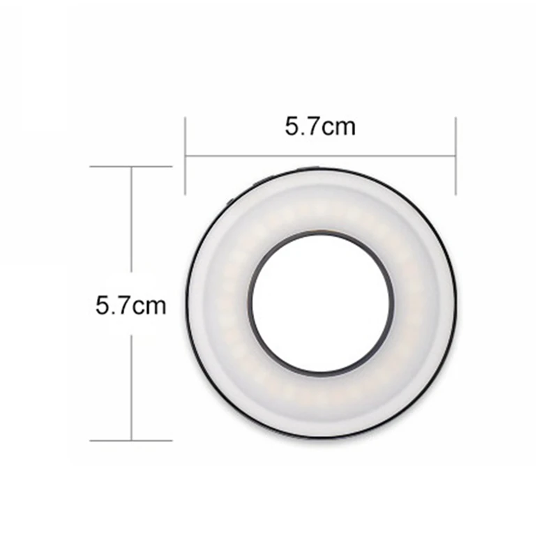 Mini Luz de relleno para teléfono móvil, transmisión en vivo, belleza, Video, fotografía, Luz suave, luz LED