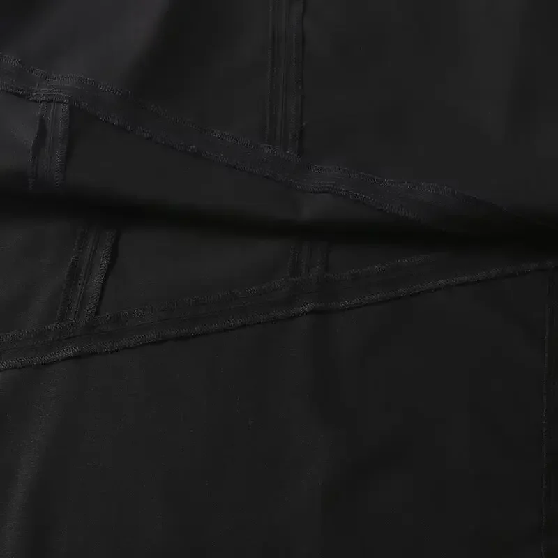 Dames 2024 Nieuwe Mode Chic Temperament Joker Split Ontwerp Een Woord Rok Retro Hoge Taille Rits Rok Mujer