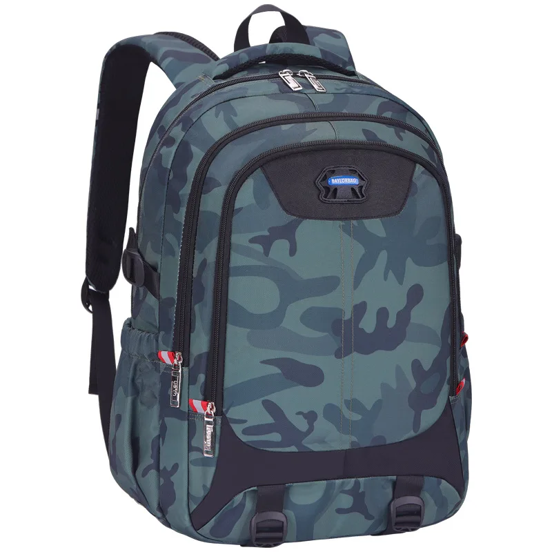 

Camouflage Style school backpack Large Capacity Load Reduction Spinal Protection School Bag Large Capacity Men's Travel Backpack
