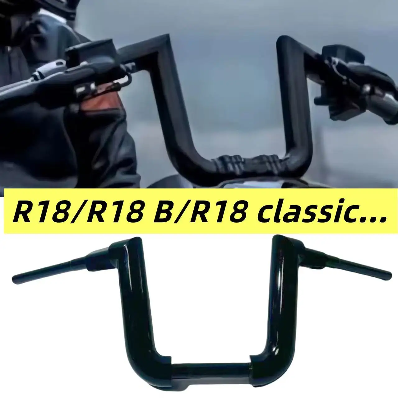 Motorcycle 2'' APE Hanger Bar For R18 R 18 B R18 Classic 100 Years R18 Roctane Transcontinental 2020-2024 Handlebar Handlebars