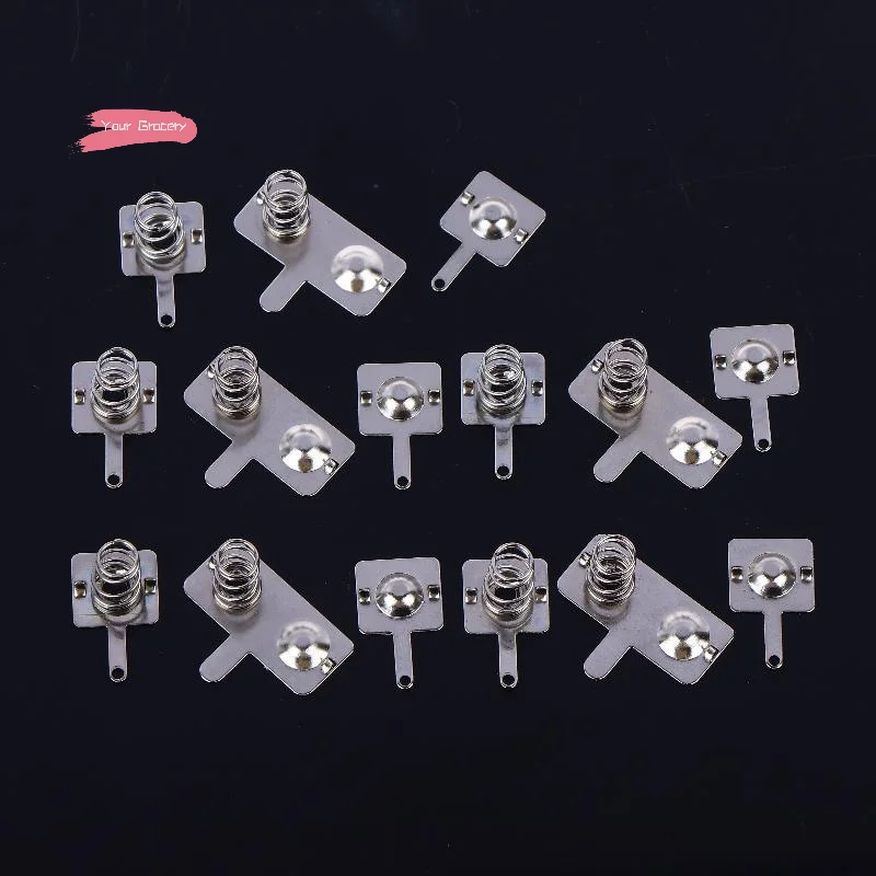 Y-5/10 Sets No. 7 Battery Spring Piece Toy AAA Battery Positive And Negative Conversion Spring Contact Plate