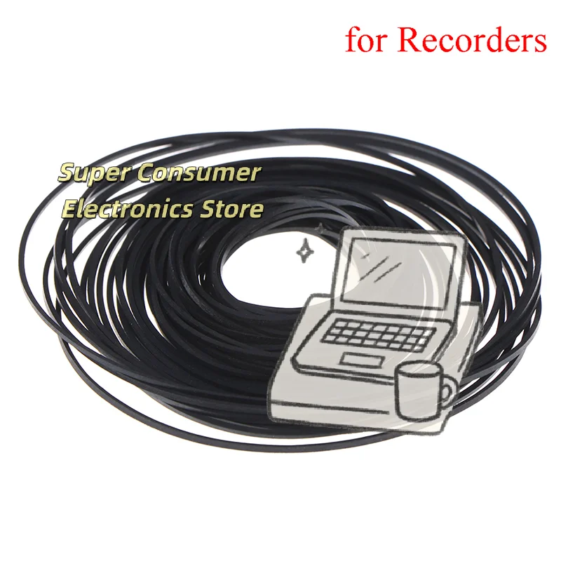 Assorted Universal Cassette & Video Machine Belt Kit–OEM Replacement Rubber Belts for Recorders,CD Players&VCRs,Multiple Sizes