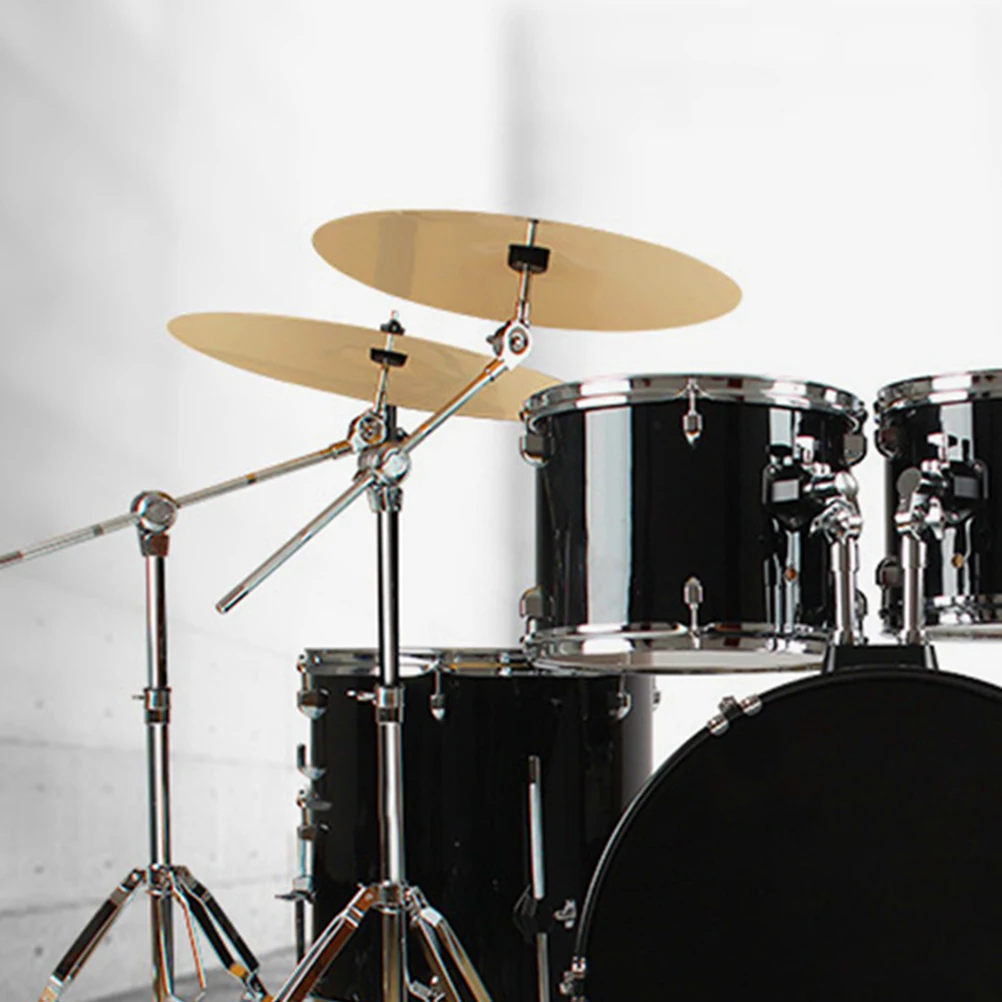 

Cymbals for Kids Small and Gongs Alloy Drum Crash Hi Hat Tambourine Brass Kit Mini Boom Arm