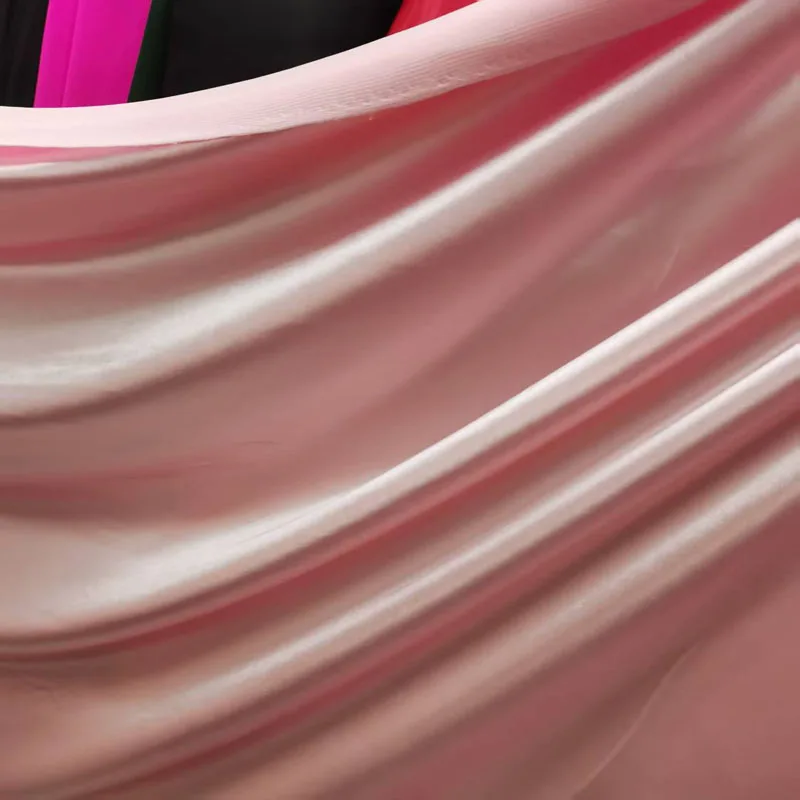 Four Sided Elastic Satin Spandex Fabric Bright Latin Dance Costumes Dance Stage Clothing Diy Sewing Fabrics Cloth By The Meter