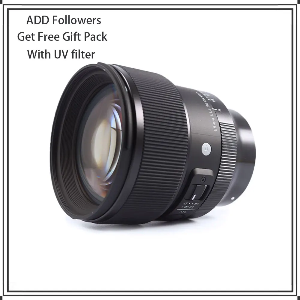 Sigma 85mm F1.4 DG DN Art Full Frame 85mm F1.4 Fixed Focal Lens For Sony E mount or L mount