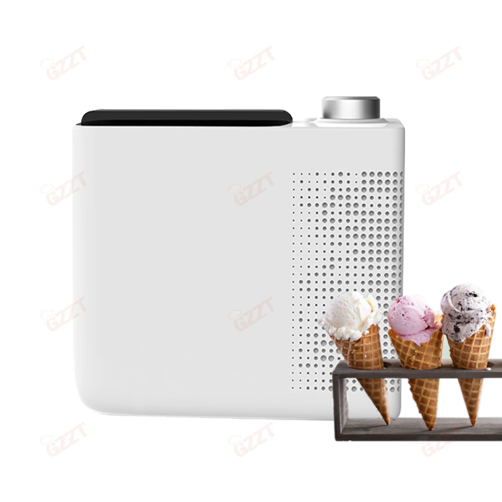 12V Electric Automatic Soft Icecream Making Machines one-button start No Pre-freezing Ice Cream Machine With 120 mins Timer