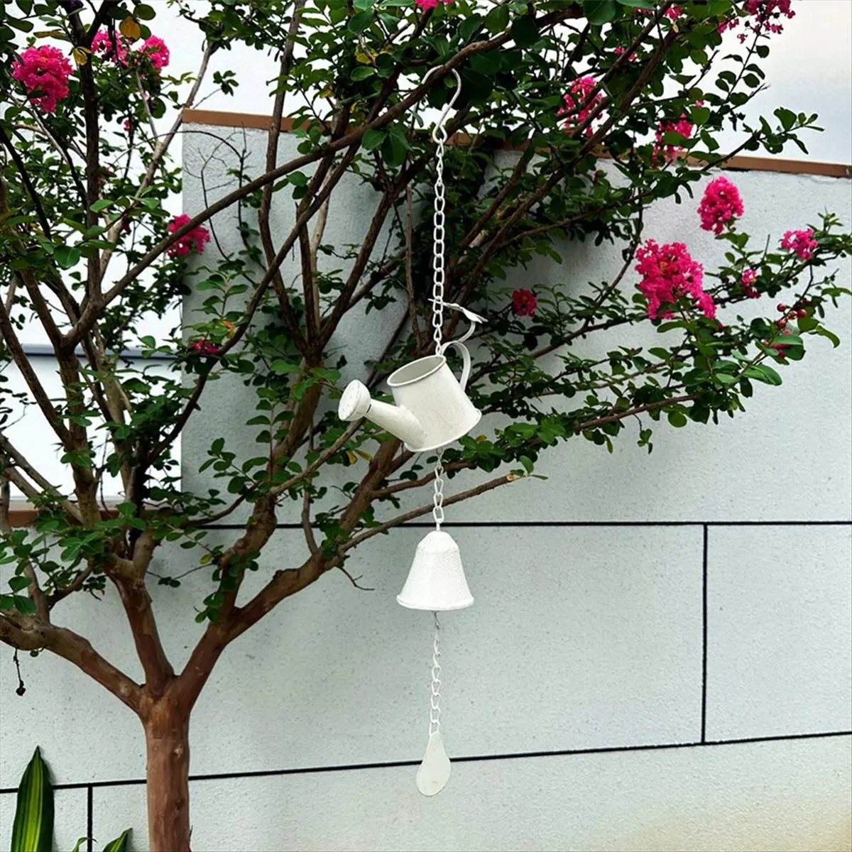 【HOT N07R】 American Retro Old Cast Iron Kettle Wind Chimes Garden Courtyard Hanging Crafts Outdoor Ornaments Decoration A