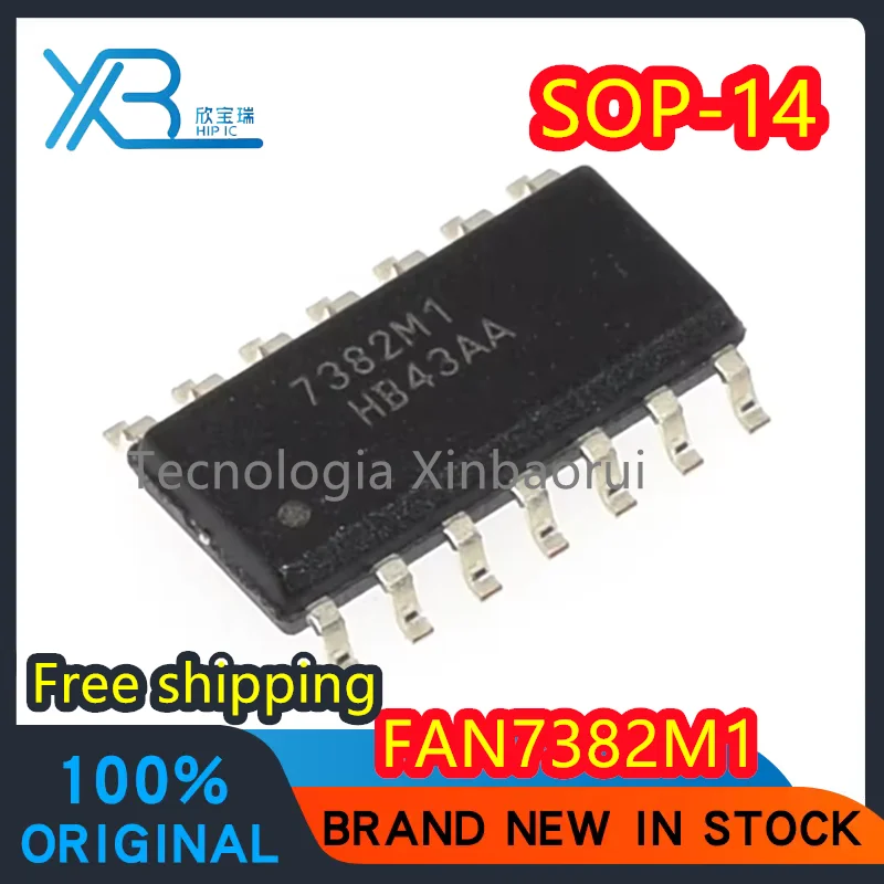 

(5/50pieces) FAN7382M1X FAN7382 SMD SOP14 parts mark 7382M1 gate driver IC power management chip new and original Free shipping