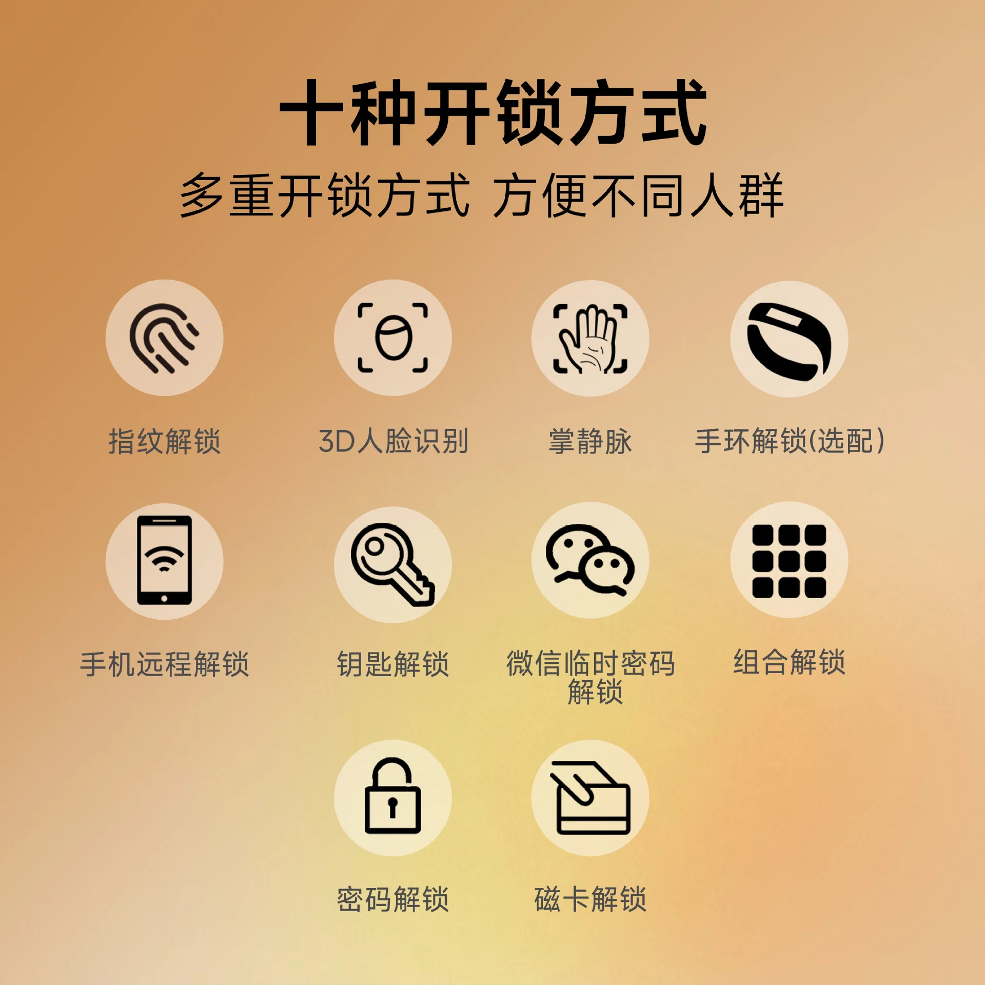 Smart lock M1-3 red bronze 4.5 inch high definition large screen active intercom indoor visual cat eye