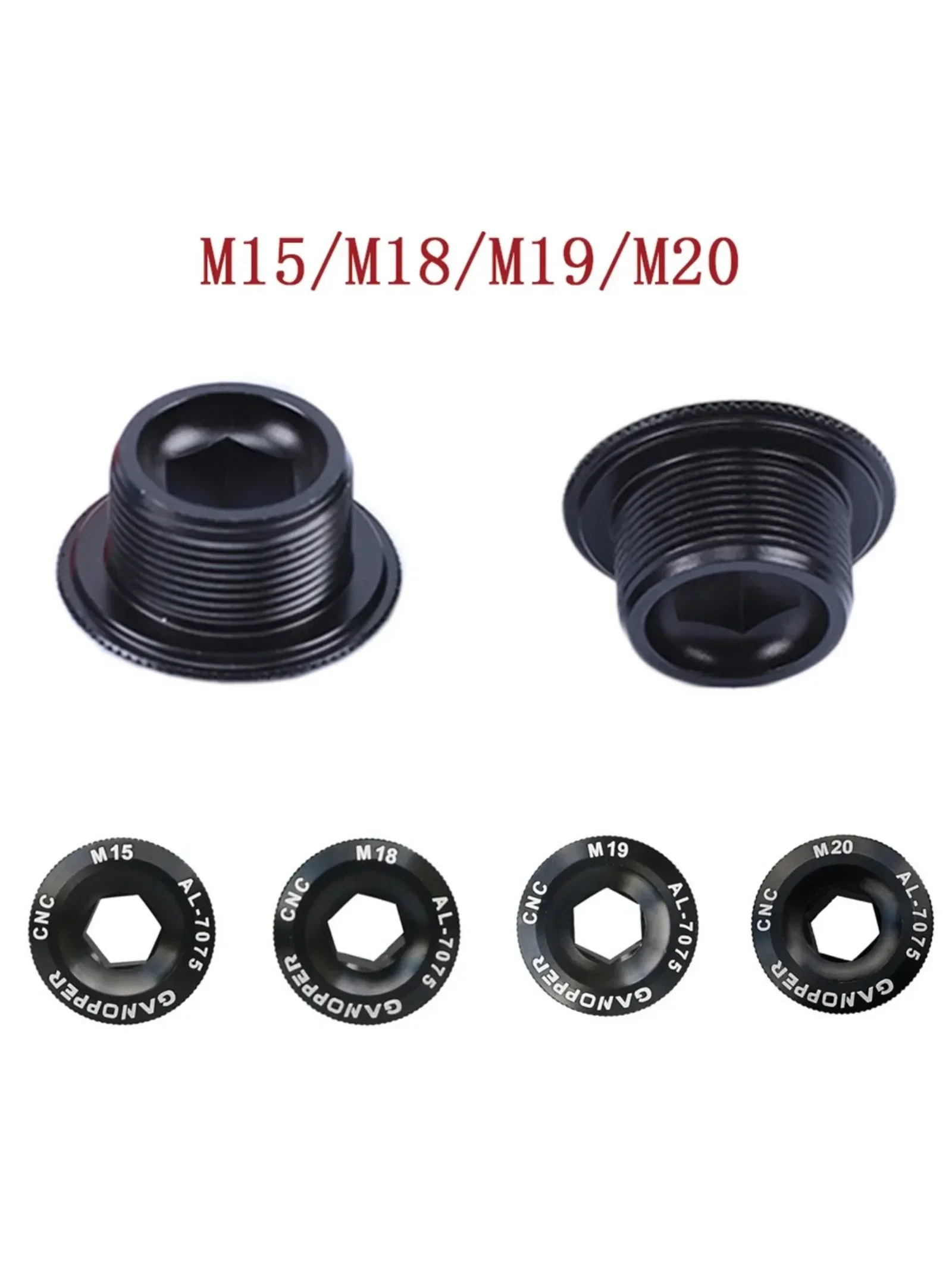 AliExpress MOONBIFFY MTB Aluminum Alloy CNC Screw Mountain Bike Crank Cover M15/M18/M19/M20 Bolt for Mtb Crankset Carbon Crankset Oval Chainring