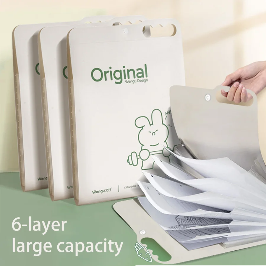 A4 Multi-Layer Classified Folder - Ideal for Organizing Student Inserts and Test Papers. Portable Accordion-Style Bag for Storag