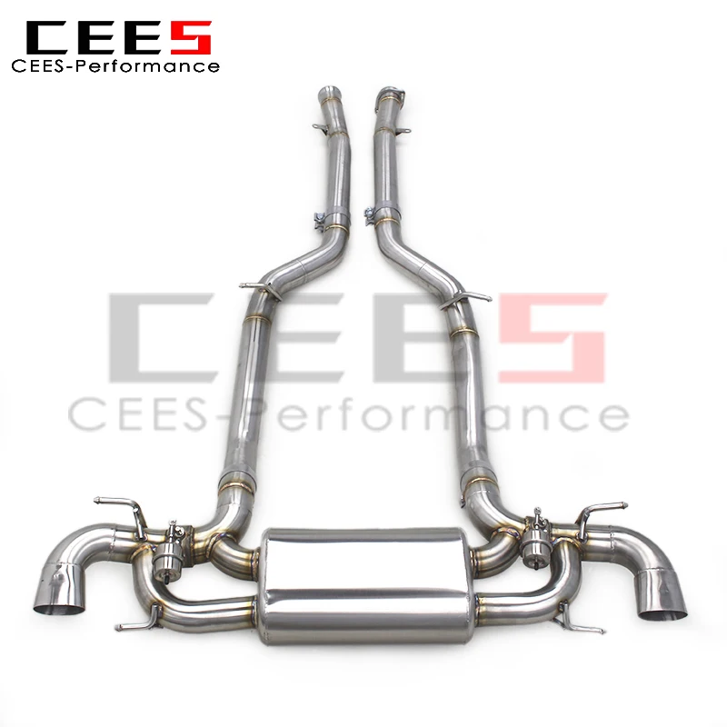 

Выхлопная система CEES Valvetronic Catback для Mercedes-Benz SLS AMG C197 6.2L 2011+ из нержавеющей стали, тюнингованный глушитель