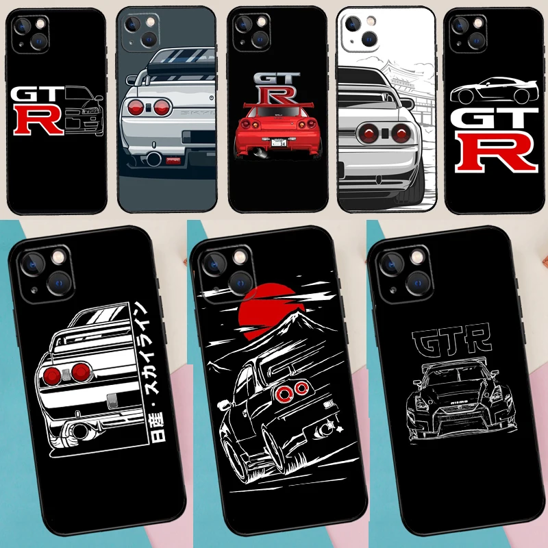 Skyline GTR R32 Phone Case For iPhone 14 13 12 Mini 11 Pro Max SE 2020 6 7 8 Plus X XS Max XR Cover Shell